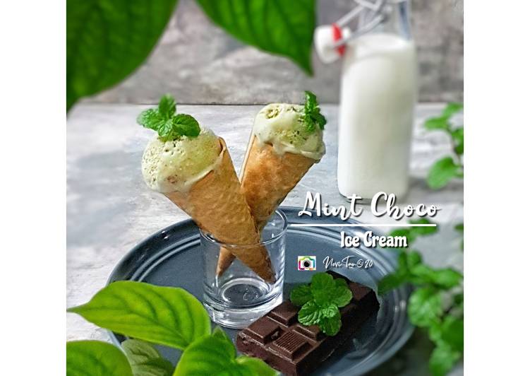 Resep 265. Mint Choco Ice Cream |薄荷巧克力冰淇淋 Anti Gagal