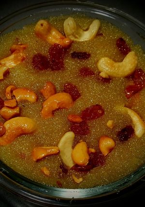 A picture of Rava Kesari.