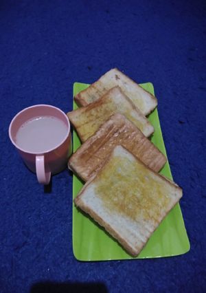 Foto resep Simple roti bakar