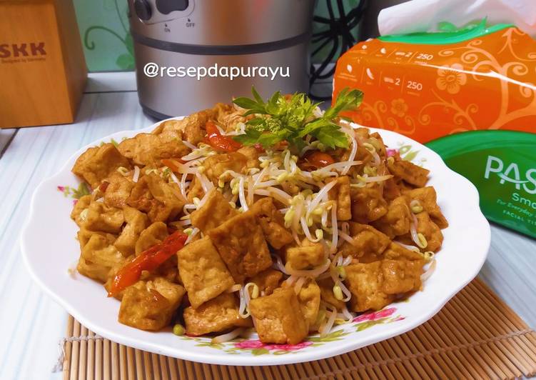 4. OSENG TAHU PEDAS MANIS