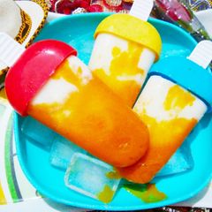 A picture of Mango duet ice cream.