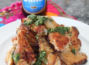 Una foto de ALITAS DE POLLO A LA PROVENZAL  a lo "Chicken Little"