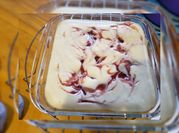 Una foto de cheesecake con base de galleta