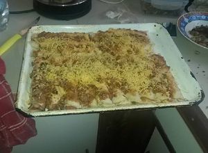 Una foto de Canelones de verduras