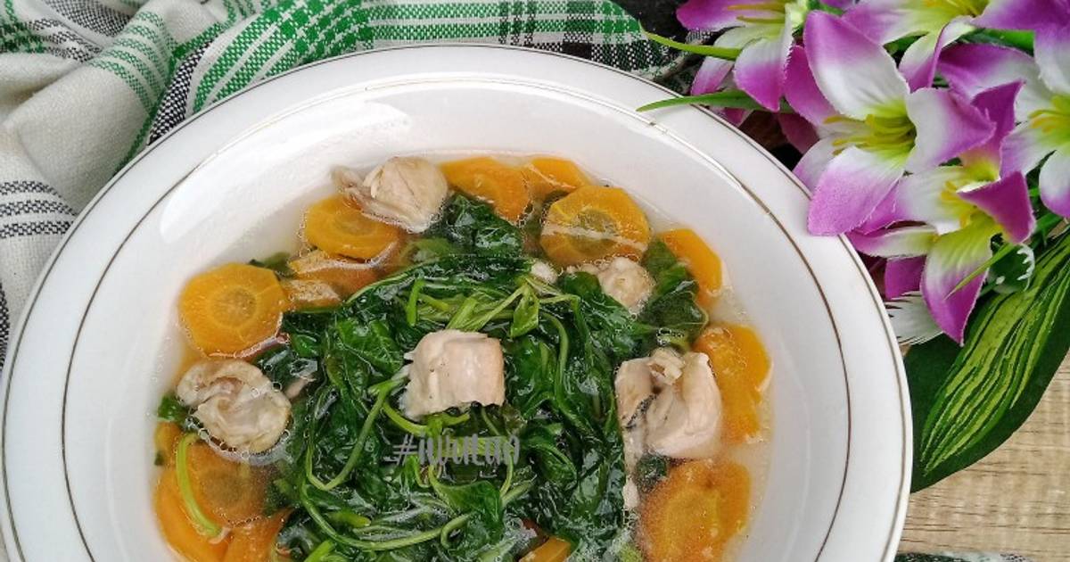 Resep Sayur Bening Bayam Wortel Oleh Dyahwulan Bae Cookpad