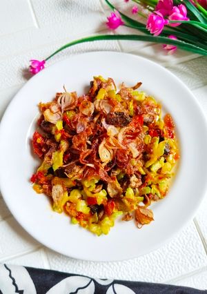 Foto resep Oseng Pare Hati Ampela