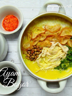 Foto resep Bubur Ayam Kuning Bogor