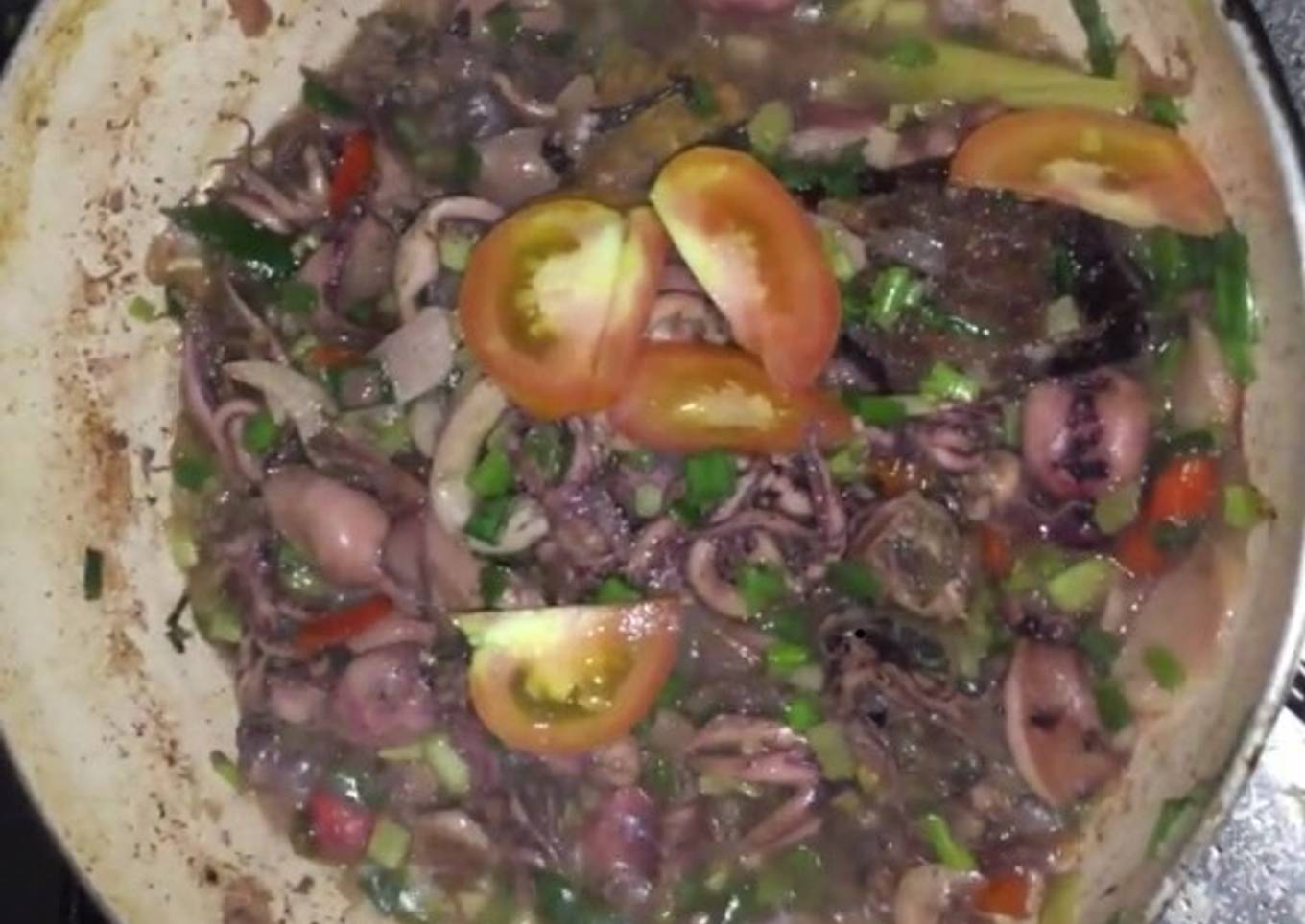 Cumi cerewet (bumbu hitam) #keto #BikinRamadanBerkesan #26