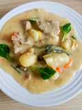 Turkey Blanquette (Creamy Turkey Stew)