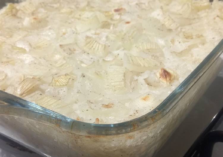 Plain baked white rice ?