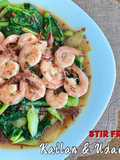 Kailan & Udang Sos Tiram Stir Fry (Chinese Style)