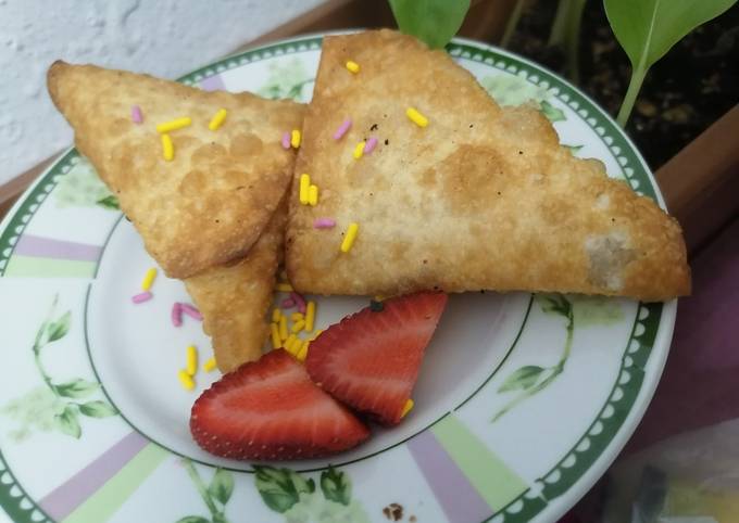 How to Make Speedy Jam and cheese samosa