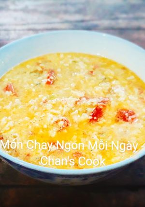 Hình của món Mắm trứng chay.