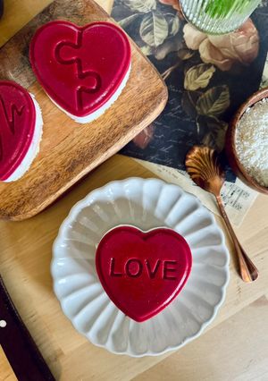 Une photo de Entremet coco framboise