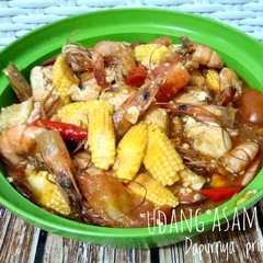 A picture of Udang asam manis.