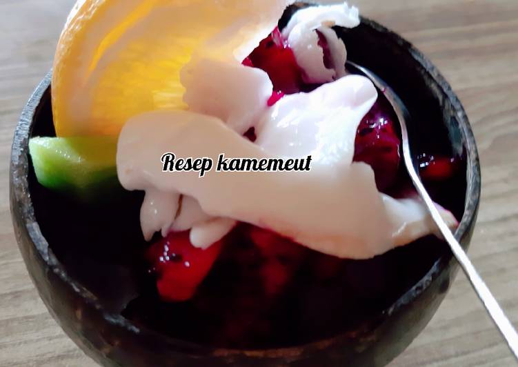 Resep Es buah sirup yang Bisa Manjain Lidah