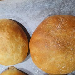 Savory cream cheese bread bun with meat fillings A picture of Savory cream cheese bread bun with meat fillings.