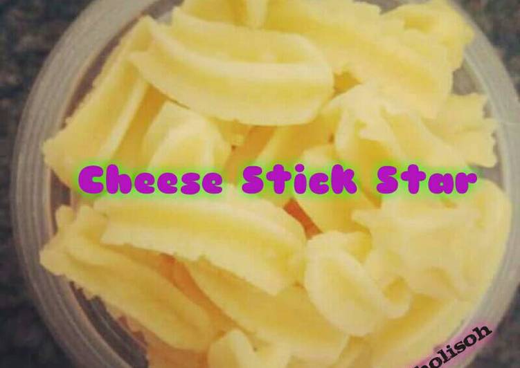 Resep Cheese Stick Star / Stik Keju / Widaran Keju yang Bisa Manjain Lidah