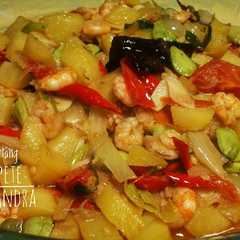 A picture of Sambel Kentang Udang Pete.