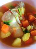 ซุปน่องไก่มันฝรั่ง