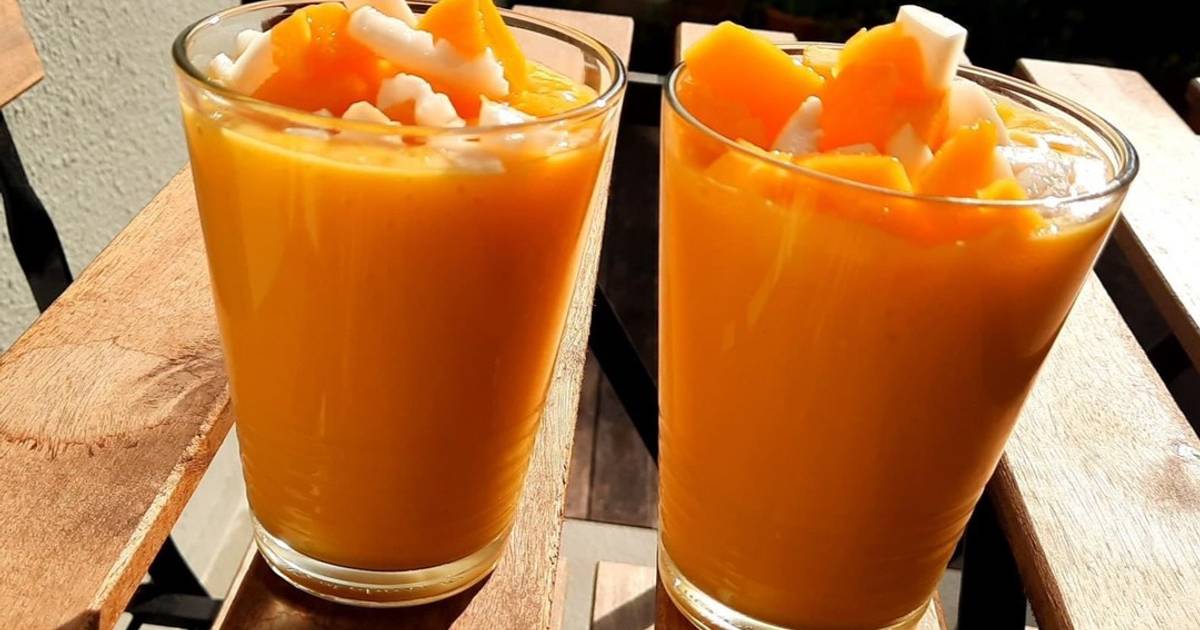 Mango tender coconut smoothie Recipe by Anjana Balakrishnan - Cookpad