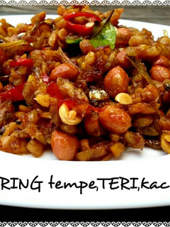 Foto resep Kering tempe,teri,kacang