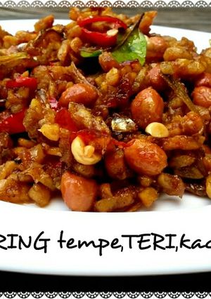 Foto resep Kering tempe,teri,kacang
