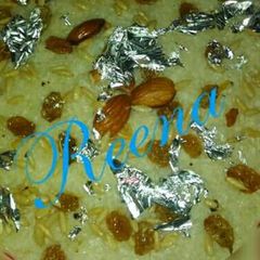 A picture of Khoya pulao.