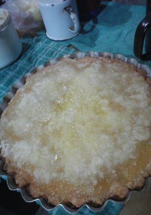 Una foto de Tarta crumble de manzana