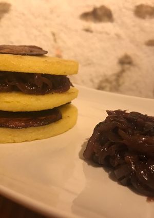Une photo de Burger au bacon végétarien