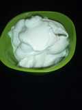 Whipping egg whites with sugar