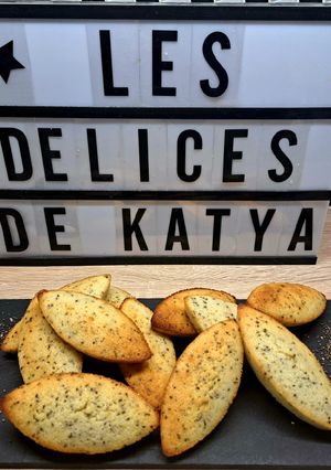 Une photo de Barquette financier citron et graine de chia