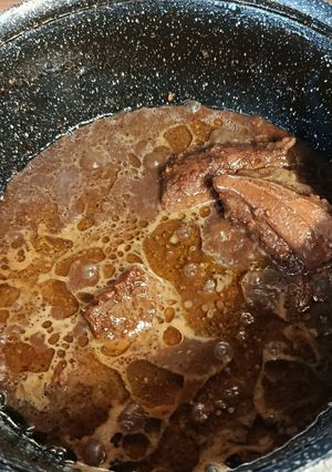 عکسی از دستور فسنجون با مرغ