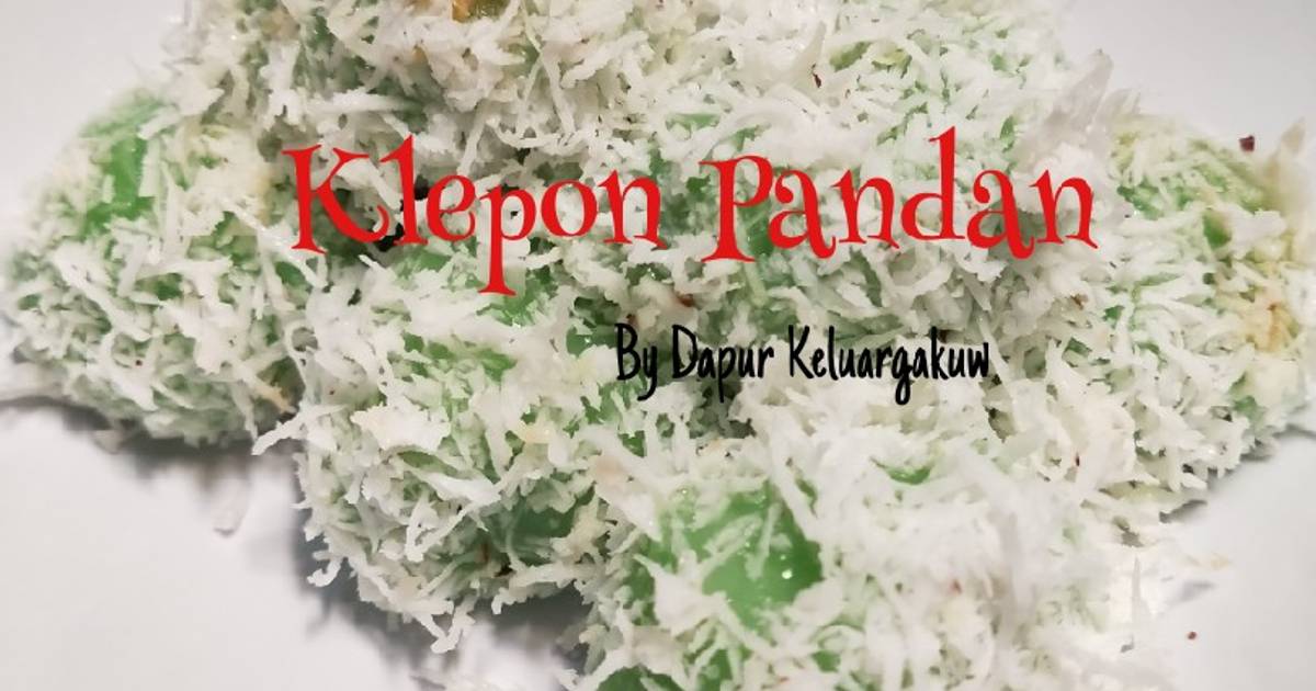  Resep Klepon Pandan  oleh Dapur Keluargakuw Cookpad