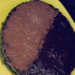 A picture of Triple layer choco cake.