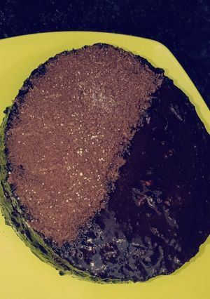 A picture of Triple layer choco cake.