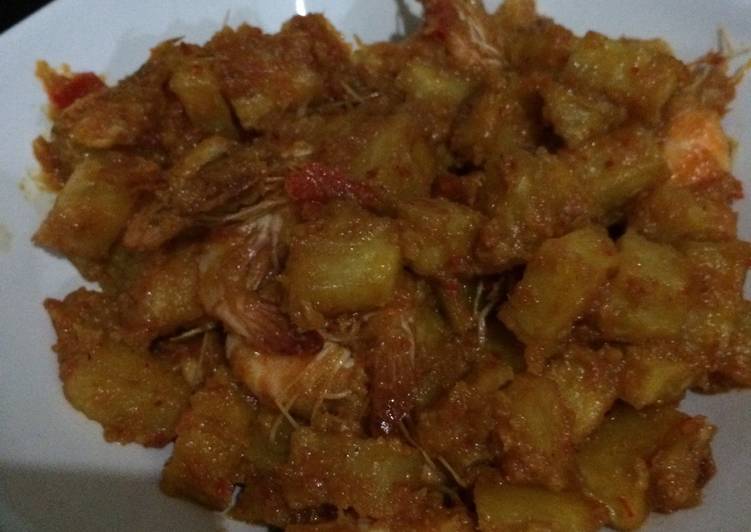 Resep Udang Kentang Balado biasa aja, Bikin Ngiler
