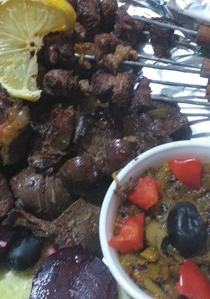 صورة لوصفة شواء وحميص حاااااار على الجمر 🍽🍽🐏🐏🐏😋