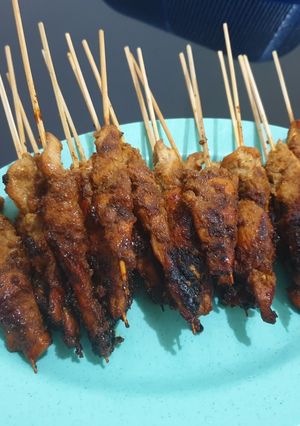 Foto resep Sate ayam manis