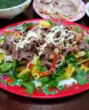 Salad ớt chuông thịt bò