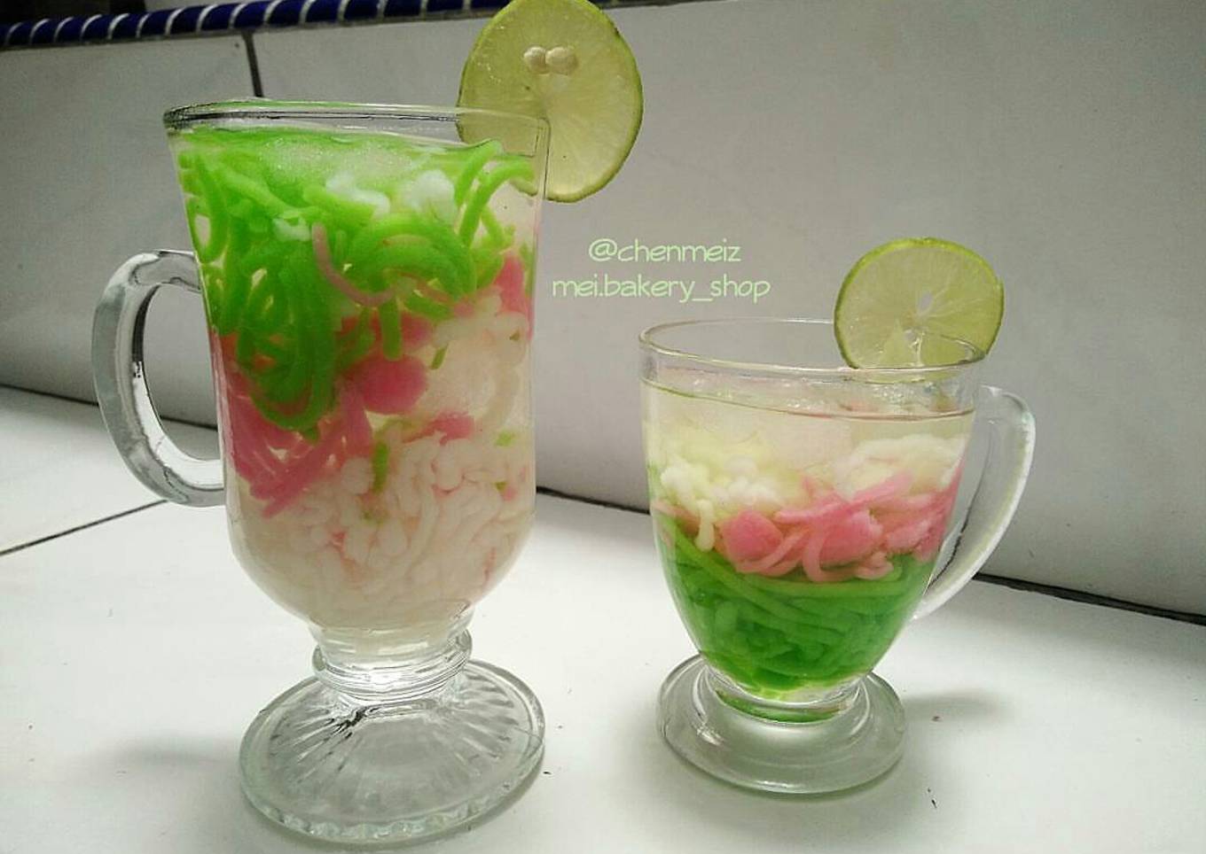 Cendol Rainbow Simple