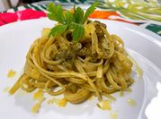 A picture of lemon linguine
