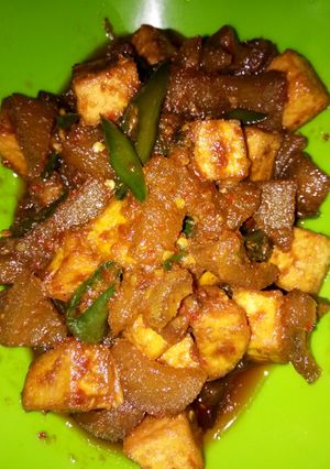 Foto resep Kikil tahu manis pedas