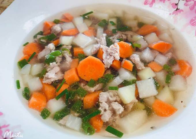 Canh Su Hào Thịt Bò: Món Ngon Giàu Dinh Dưỡng Dễ Làm Tại Nhà