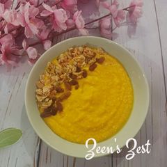 A picture of Doodh Alle/Doude Aal - Kashmiri Pumpkin Dip.