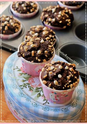 Foto resep Chocolate Custard Muffin ala Dan Lepard The BEST EVER -Highly Recomended-