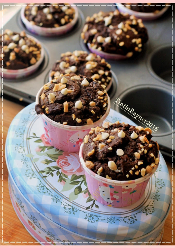 Foto resep Chocolate Custard Muffin ala Dan Lepard The BEST EVER -Highly Recomended-
