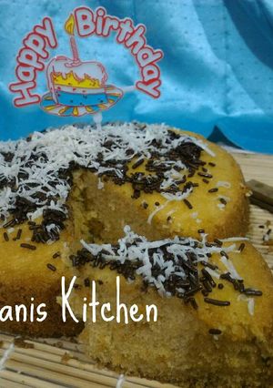 Foto resep Carrot cake panci teflon (tanpa oven) bolu wortel kukus
