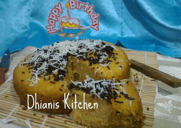 Carrot cake panci teflon (tanpa oven) bolu wortel kukus