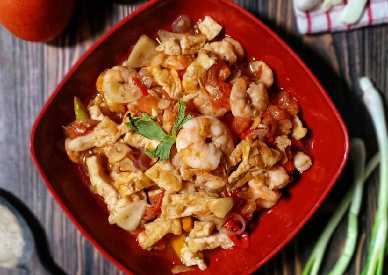 Udang Tahu Bumbu Sarden